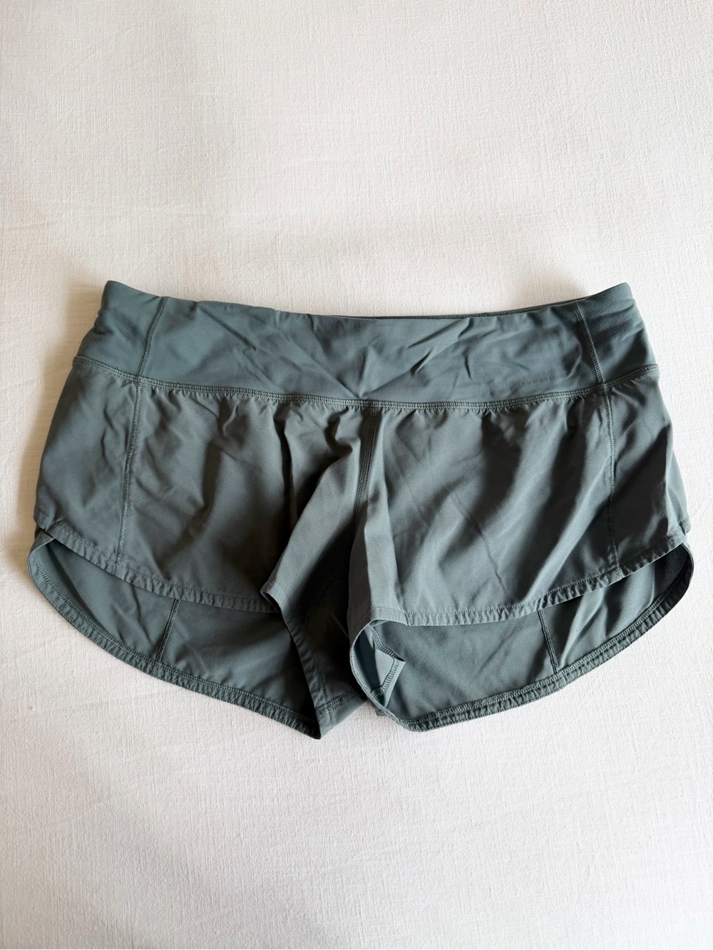lululemon athletica Women’s Olive Green Athletic Shorts